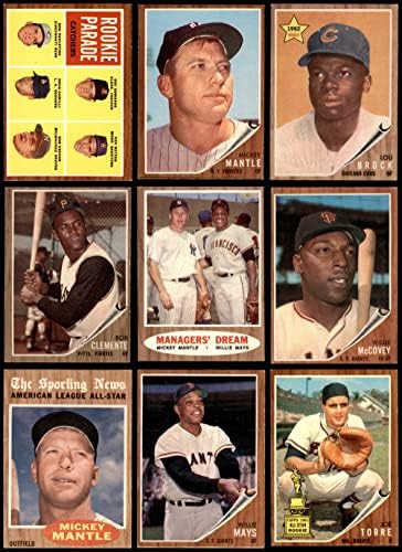 1962 Topps Baseball Complete Master Set - 690 карти (Бейзболен набиране) VG/EX+