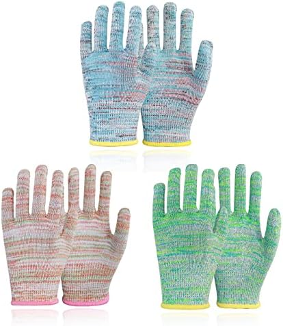 Ръкавици, Устойчиви На гумата GECP, Нивото на HPPE 3 Защитни Кухненски, Работни Ръкавици за Рязане на месо, 3 Чифта Размер S-XL