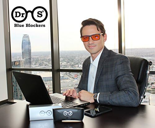Компютърни очила Dr. S, блокиране на синя светлина, Слънчеви очила, 99% Син филтър се Намали напрежението на очите, Разработени