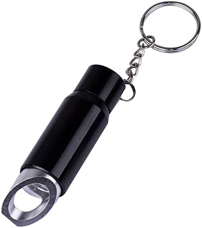Ключодържател-Фенерче, за отваряне на бутилки (черен)