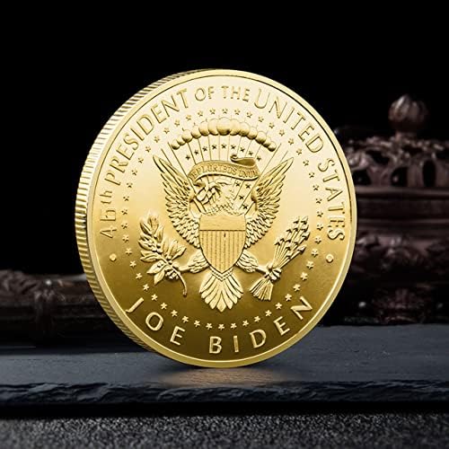 2021 46-ия Президент на Съединените Щати Байдън Портрет Релеф Възпоменателна Монета Сребърна Монета Златна монета Монета Байдън