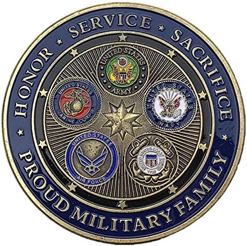 Пет отличителни знаци на Армията на САЩ Златна Монета Американски Орел на Военно-морския флот на Военновъздушните сили на Корпуса