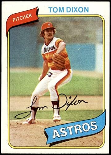 1980 Topps 513 Том Диксън Хюстън Астрос (Бейзболна картичка) EX/MT Astros