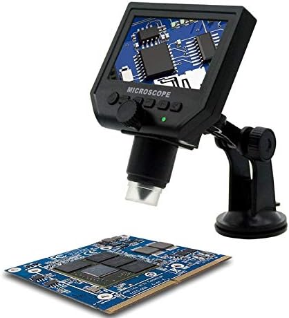 JF-XUAN 600x3.6MP Цифров HD Микроскоп Преносим 4.3 LCD ДИСПЛЕЙ За ремонт на мобилни телефони Ендоскоп-Лупа Помещение Електронни