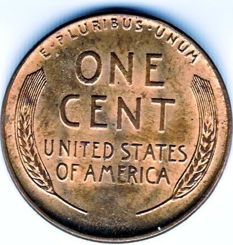 1939-Цент пшеница Линкълн, UNC