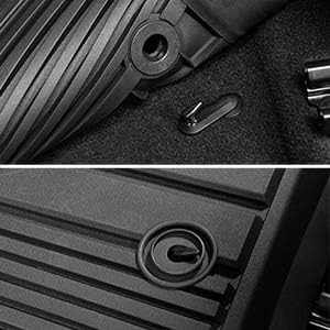 Подложки LASFIT са Подходящи за 2017-2020 Ford Fusion/Lincoln MKZ All Weather Custom Fit Floot Liners 1-ви и 2-ра серия, черен