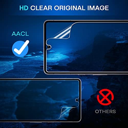 AACL [4 опаковки] Защитно фолио Pixel 7 за Google Pixel 7 5G [Не стъклена] - Защитно фолио за хибридни филм Pixel 7 [7H] [Съвместима