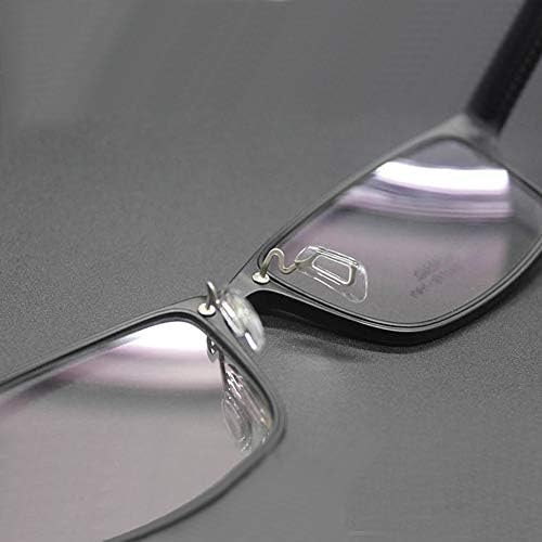 12.4 mm Носа облицовка за очила D-образна форма, 5 Двойки Вставных Накрайници за носа, Мини Меки Силиконови Стъклени Носа Облицовка