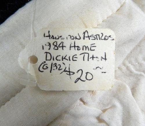 1984 Houston Astros Dickie Thon Използвани В играта Бели Панталони 32 DP36441 - Използваните В играта MLB Панталони