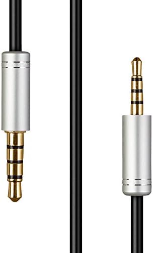 Кабелен взаимозаменяеми кабел, съвместим със слушалки Bose QuietComfort 35 / QC35 II – Съвместим с iOS, Android, Apple, Samsung,