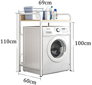 Универсално Хранилище за баня, Рамки за съхранение на перални машини Подово монтиране Без перфорация Подходящ за тоалетна Стойка