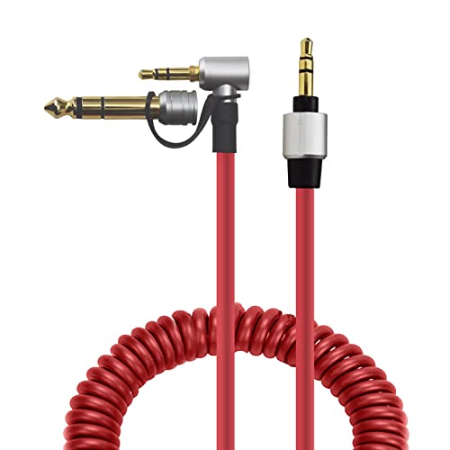 Toxaoii 3,5 мм-3,5 мм, 6,5 мм Преносимото Аудио Спомагателен Aux кабел, Проводник, който е Съвместим с удлинителем слушалки Monster