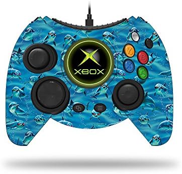 Кожата MightySkins е Съвместим с контролера на Microsoft Xbox One Hyperkin Дюк - Dolphin Gang | Защитен, здрав и уникален винил