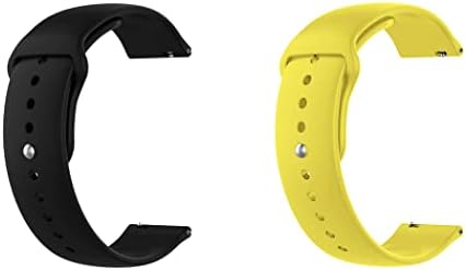 Быстросъемный каишка за часовник ONE ECHELON, съвместим с Samsung Galaxy Watch5 (44 мм), Силикон каишка за часовник с ключалка на