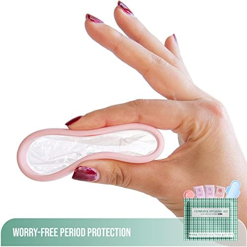 Комплект за менструални дискове с пълнеж - 5 опаковки | Удобство в пътя|, Определени за месечни извън дома | Покрива всички секрети