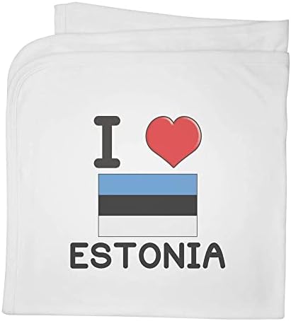 Детско Памучно одеало /Шал Azeeda I Love Estonia (BY00025677)